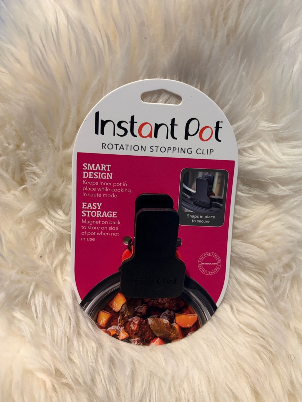 Instant Pot Rotating Stopping Clip